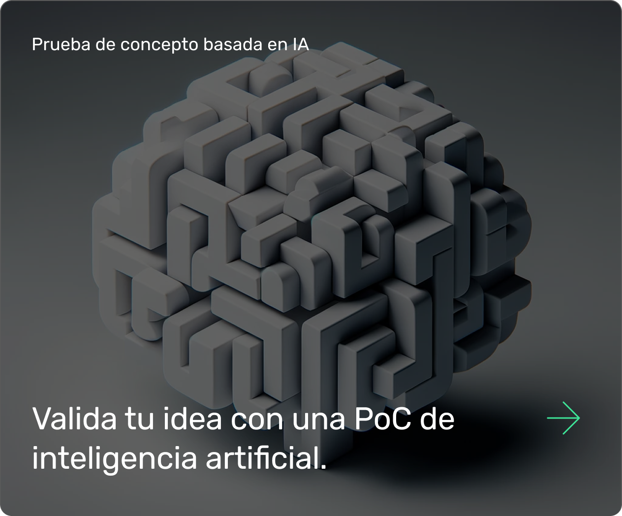 Go to AI proof-of-concept test service